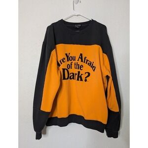 Dumbgood‎ Are You Afraid Of The Dark Mens XXL Nickelodeon Pullover Sweater